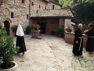 Biblical Stone in an Old Monastary