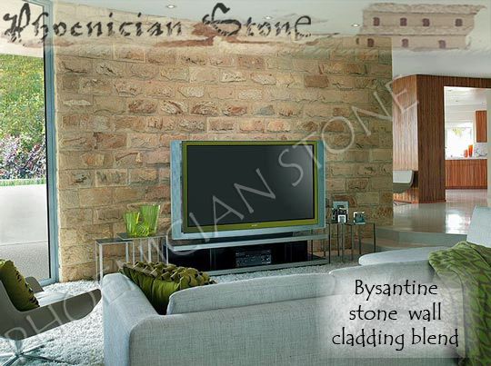 Byzantine Stone&copy;, Roman Stone&copy; and Tuscan Stone&copy; Reclaimed Wall Cladding Blend