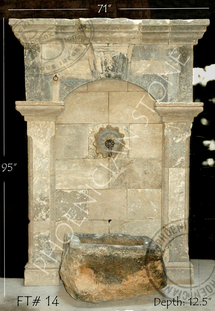 Fontana 12th Century Wall Fountain
