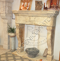 The 'Camina Di Rotolla' Fireplace Mantle